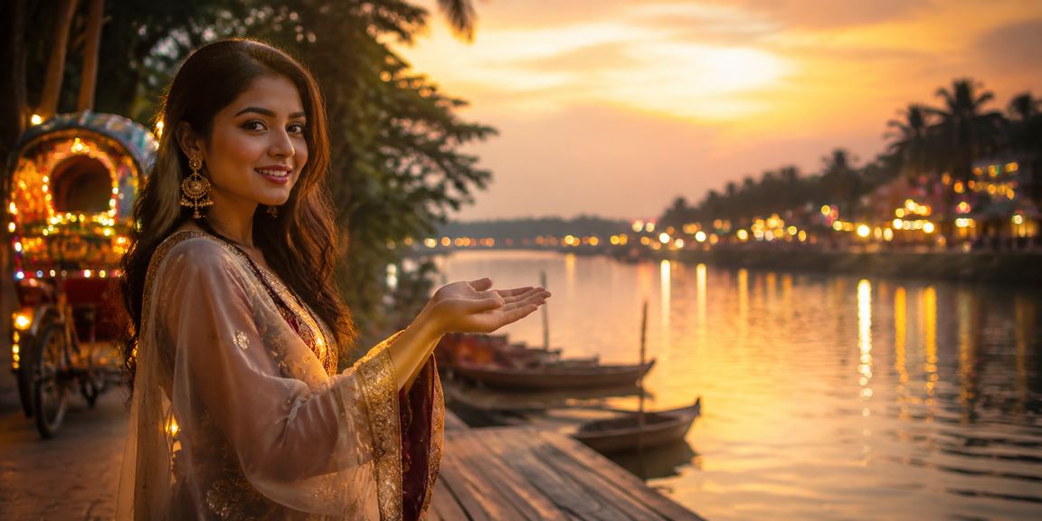 ঢাকায় রিকশার সামনে এন্টারটেইনমেন্ট ক্যাসিনো ও পেমেন্ট করছেন ব্যবহারকারী